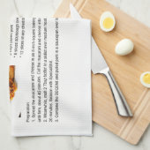 Pork Mac Cheese Panini Theedoek (Quarter Fold)