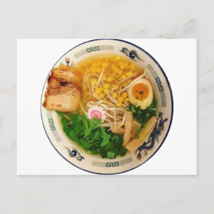 Pork Ramen Noodle Soup Briefkaart