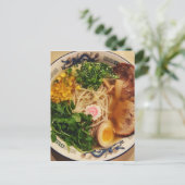 Pork Ramen Noodles Briefkaart (Staand voorkant)