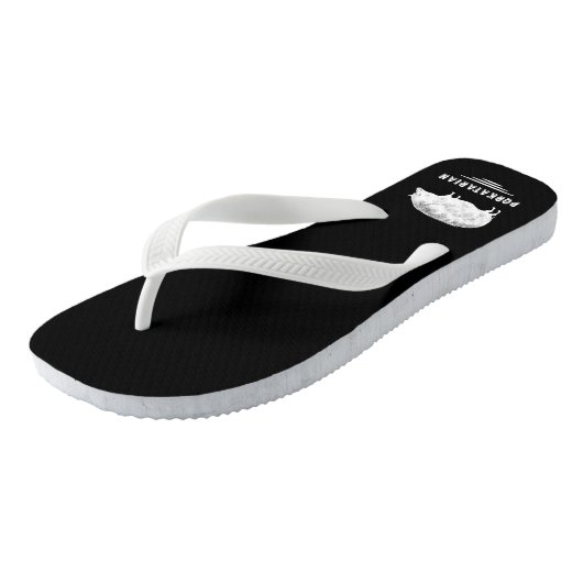 Porkatarian - Funny Bacon Lover  Pig Teenslippers (Schuin)