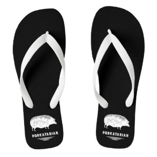 Porkatarian - Funny Bacon Lover  Pig Teenslippers