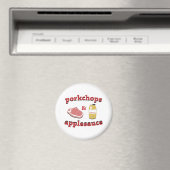 porkchops en appelmoes magneet (Insitu (Vaatwasser))