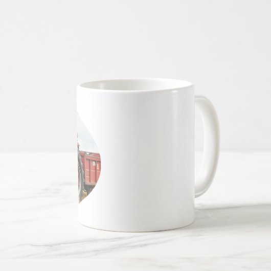 porker on a tractor mug (Devant droit)