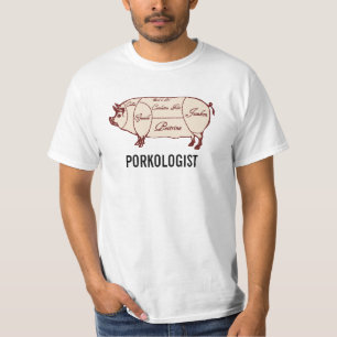 Porkoloog Pork Meat Curam Chart Shirt
