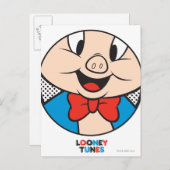 Porky Dotty Icon Briefkaart (Voorkant / Achterkant)