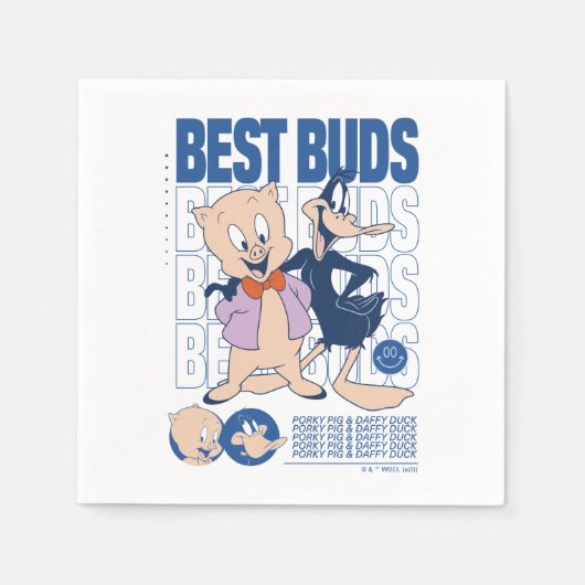 Porky Pig & DAFFY DUCK™ Best Buds Servet (Voorkant)