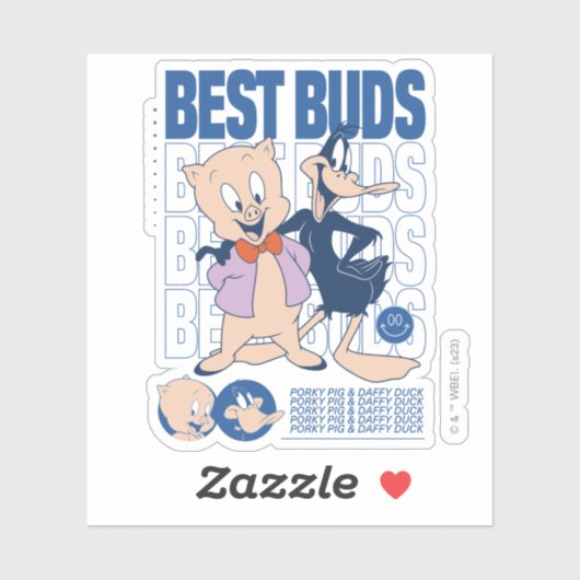 Porky Pig & DAFFY DUCK™ Best Buds Sticker (Vel)