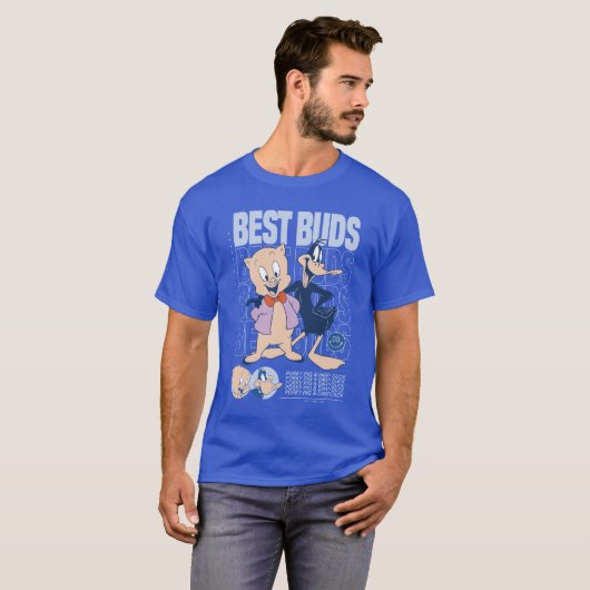 Porky Pig & DAFFY DUCK™ Best Buds T-shirt (Voorkant volledig)