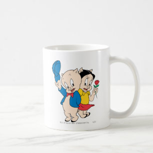 Porky Pig en Petunia Koffiemok