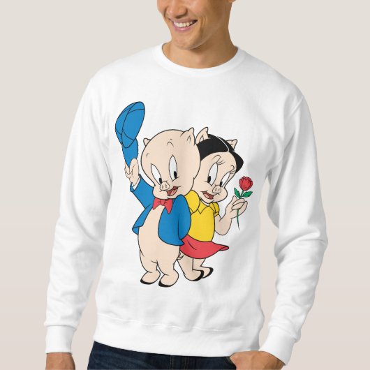 Porky Pig en Petunia Trui (Voorkant)