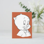 Porky Pig Expressive 4 Briefkaart (Staand voorkant)