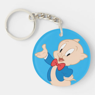 Porky Pig  Klassieke koers Sleutelhanger