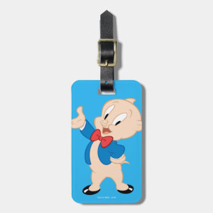 Porky Pig   Klassieke post Bagagelabel