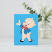 Porky Pig | Klassieke post Briefkaart (Staand voorkant)