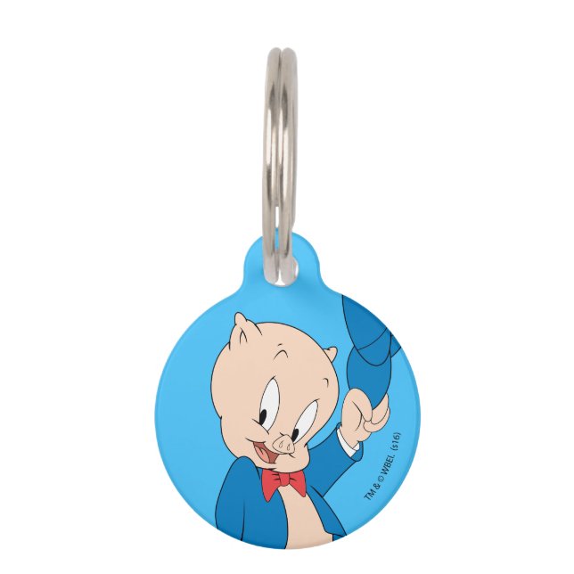 Porky Pig | PET Huisdierpenning (Voorkant)