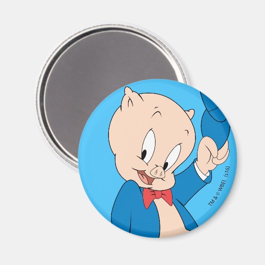 Porky Pig | PET Magneet (Voorkant / Achterkant)