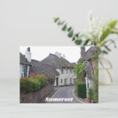 Porlock, Somerset-kaart (Staand voorkant)