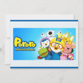 Pororo Birthday Kaart (Achterkant)