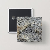 Porous Stone | Vierkante Button 5,1 Cm (Voorkant /achterkant)