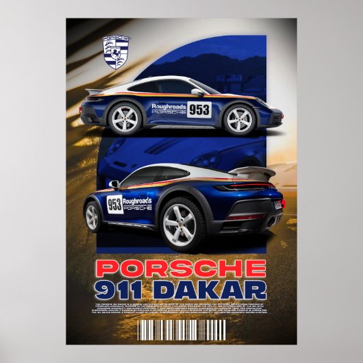 PORSCHE 911 DAKAR POSTER (Voorkant)