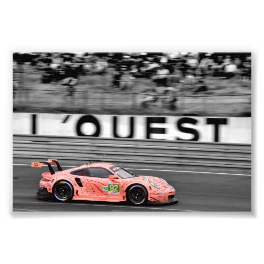 Porsche 911 RSR 24 uur Le Mans 2018 Foto Afdruk (Voorkant)