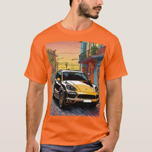Porsche Cayenne Mannen basic T-shirt