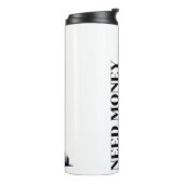 PORSCHE-FLES THERMOSBEKER (Gedraaid links)