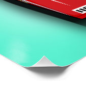 Porsche vs Ferrari Perfect Poster (Hoek)