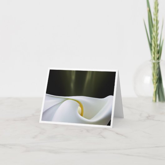 Porselein Calla Note Kaart (Voorkant)