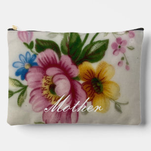 Porselein Geïnspireerd Bloemen Print Cut Naaizak Etui