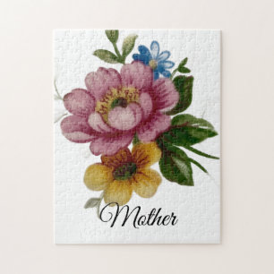 Porselein Geïnspireerde Flora Puzzel