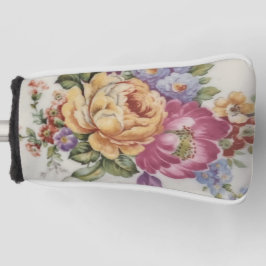 Porselein-geïnspireerde Floral Golf head Hoesje Golfheadcover
