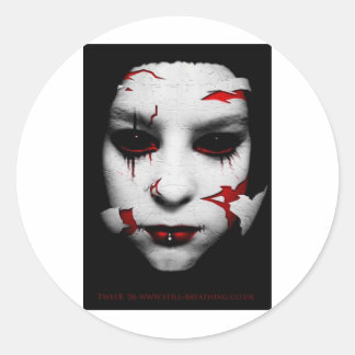 Porselein Ronde Sticker