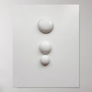 Porseleinen hemisferen 1 poster