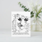 Port-a-Potty After a Rock Concert Briefkaart (Staand voorkant)