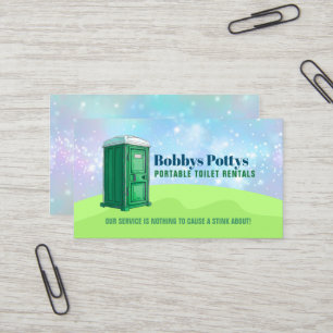 Port a Potty Slogans Visitekaartje