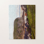 Port and the Falaise d'Aval Monet Fine Art Legpuzzel (Verticaal)