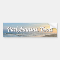 Port Aransas Beach Zonsondergang Texas Fotografie