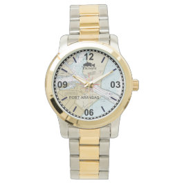 Port Aransas Nautical Chart Watch Horloge