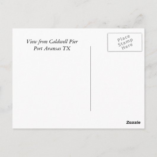 Port Aransas (Panoramique) #9 Carte Postale (Dos)