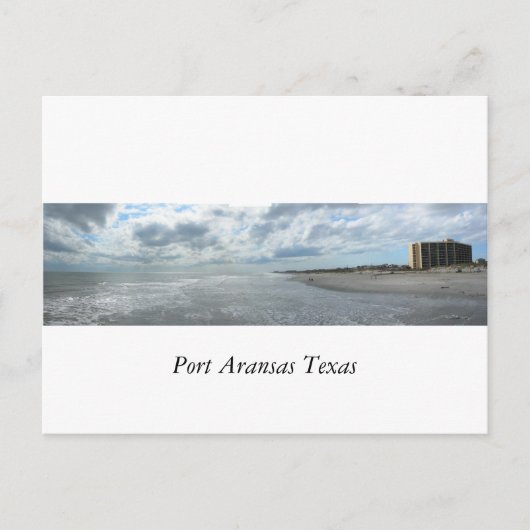 Port Aransas (Panoramique) #9 Carte Postale (Devant)