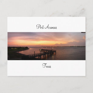 Port Aransas (Panoramisch) #6 Briefkaart