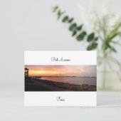 Port Aransas (Panoramisch) #8 Briefkaart (Staand voorkant)