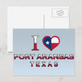 Port Aransas, Texas Briefkaart (Voorkant / Achterkant)