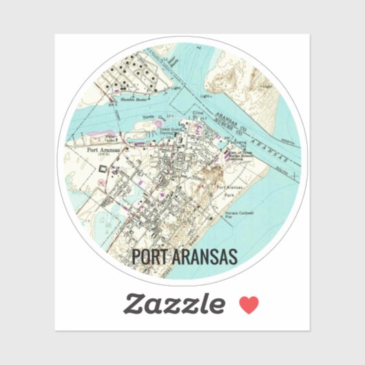 Port Aransas Texas Sticker (Vel)