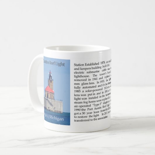 Port Austin Reef Light mug (Devant gauche)