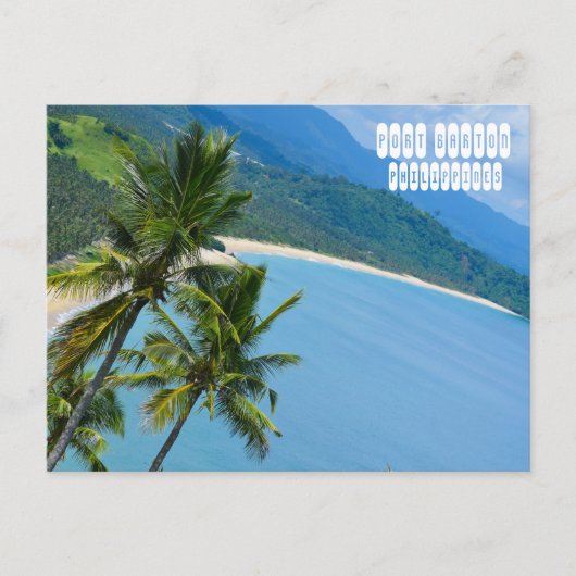 Port Barton op de Filipijnen Briefkaart (Voorkant)