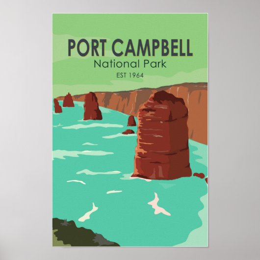 Port Campbell National Park Australia Poster (Voorkant)