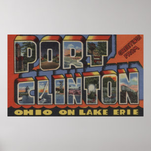 Port Clinton, Ohio - Lake Erie Poster