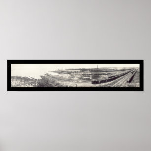 Port Covington, MD Photo 1913 Poster